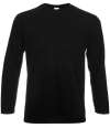SS19M 61038 Valueweight Long Sleeve T-Shirt Black colour image